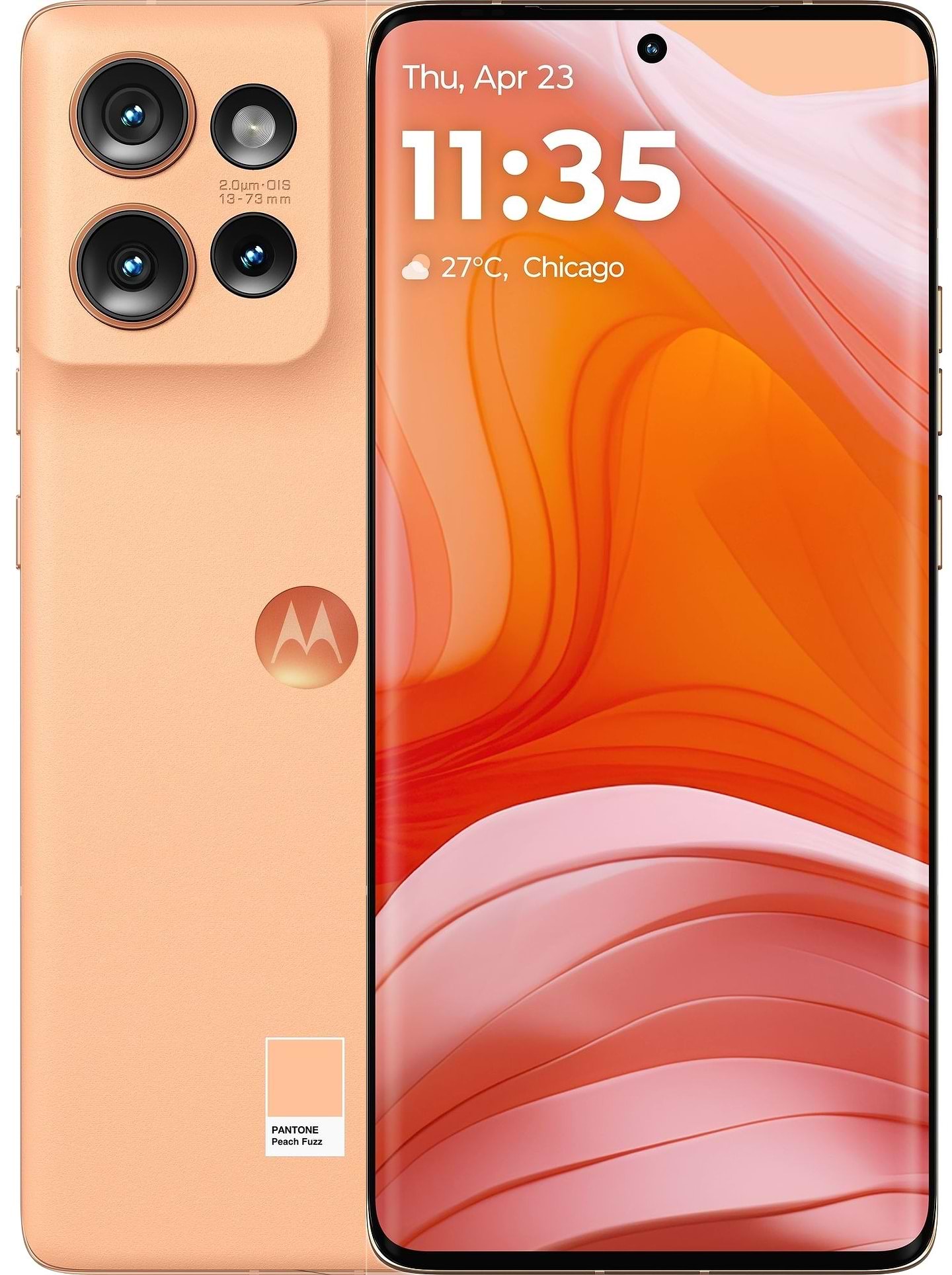 Смартфон Motorola Edge 50 12/512Gb Peach Fuzz - Фото 1