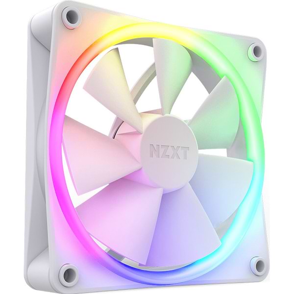 Фото - Корпусний вентилятор NZXT F120RGB White (RF-R12SF-W1)