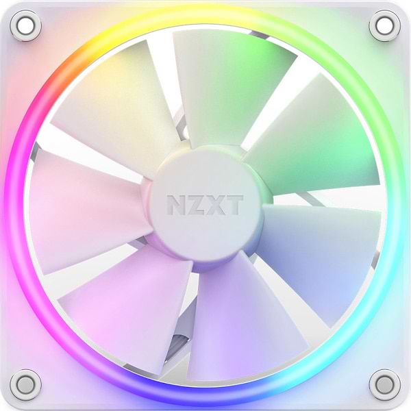 Фото - Корпусний вентилятор NZXT F120RGB White (RF-R12SF-W1)