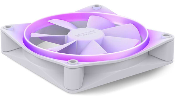 Фото - Корпусний вентилятор NZXT F120RGB White (RF-R12SF-W1)