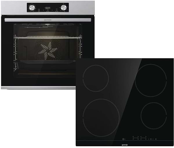Фото - Духовой шкаф + варочная панель электрическая High Light Gorenje BO6737E02X + ECT41SC