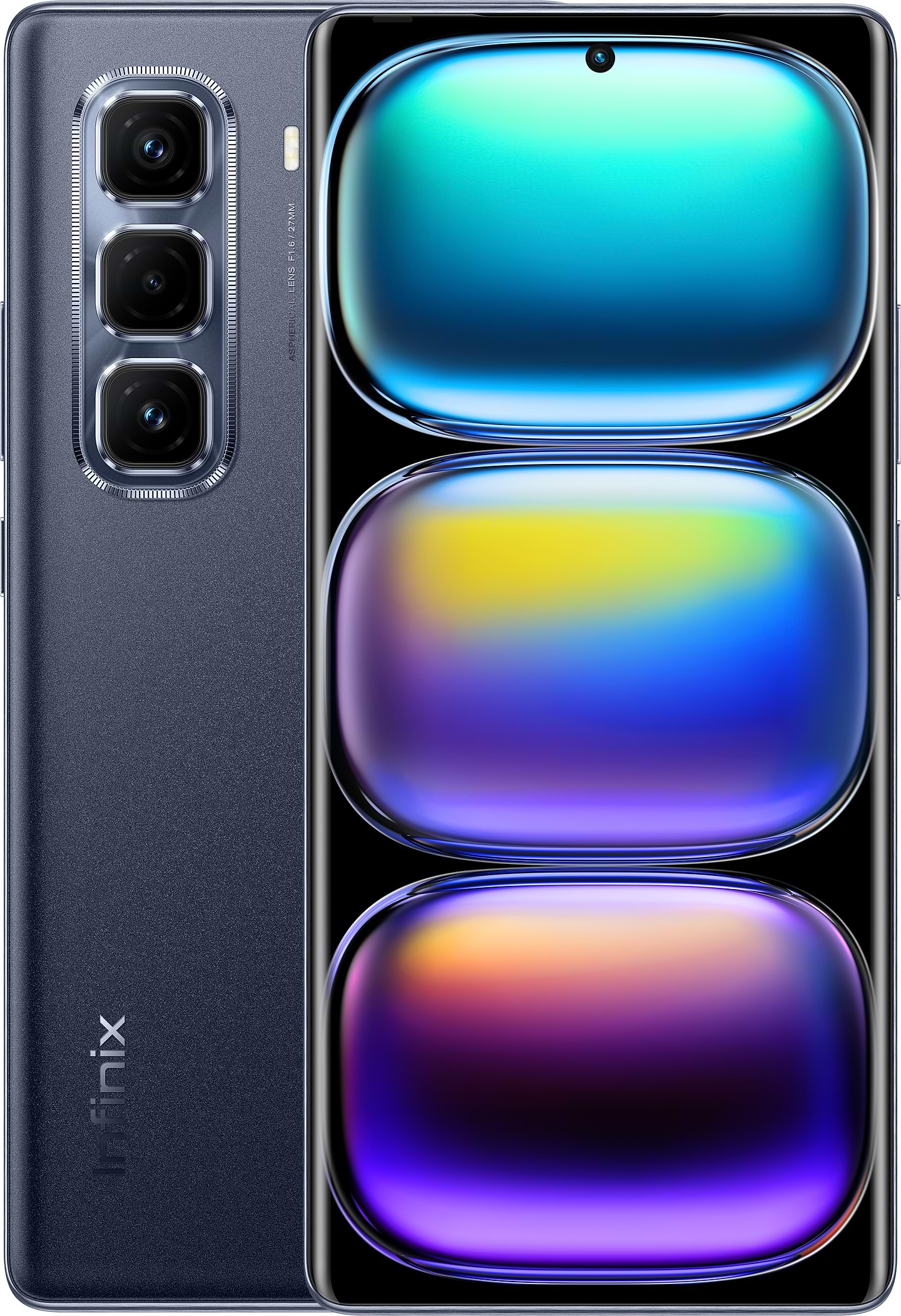 Смартфон Infinix HOT 50 Pro+ 8/256Gb Sleek Black X6880 - Фото 1