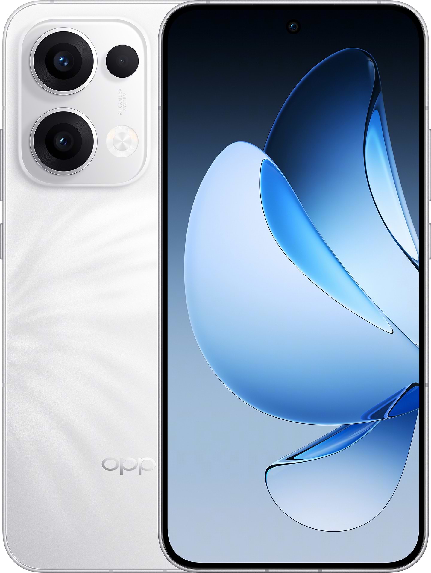 Смартфон OPPO Reno13 5G 12/256Gb Plume White - Фото 1