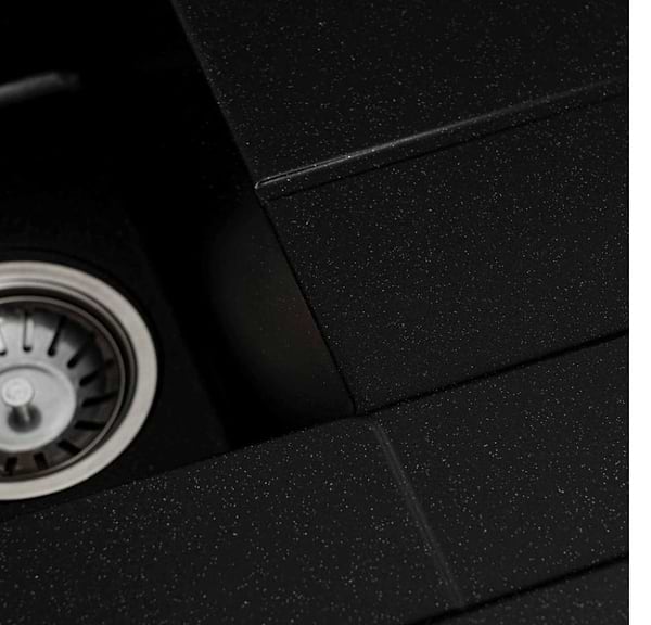 Фото - Мойка кухонная Platinum 7850W TOSKANA матовая Черный металлик