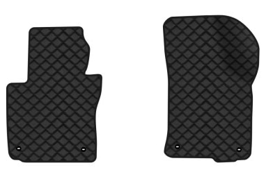 Килимки з екошкіри в салон авто передні EVAtech для Octavia A5 (AT, 8 clips) Skoda 2004-2013 2 покоління Combi EU (SK12160AB2TL4BBB)