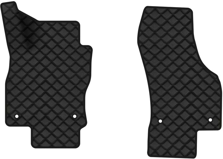 Коврики из экокожи в салон авто передние EVAtech для Superb (B8) Skoda 2015-2024 3 поколение Liftback EU (SK3279AJ2AV4BBB)