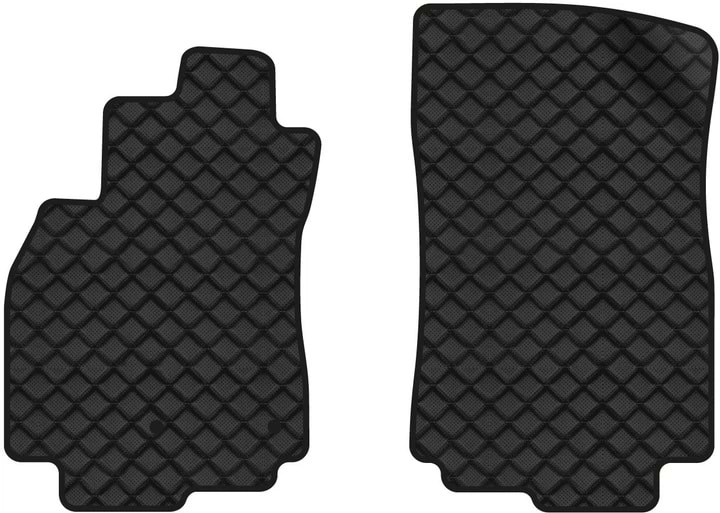 Килимки з екошкіри в салон авто передні EVAtech для Megane (III) MT Renault 2008-2016 3 покоління Combi EU RT1632ABV2RN2BBB