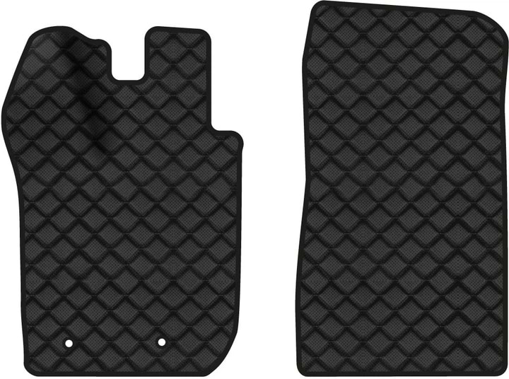 Килимки з екошкіри в салон авто передні EVAtech для Duster (HM) MT Renault 2018 2 покоління SUV EU RT13505AD2RD2BBB