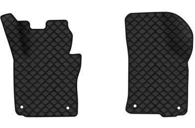 Килимки з екошкіри в салон авто передні EVAtech для Octavia A5 (MT, 8 clips) Skoda 2004-2013 2 покоління Liftback EU (SK12150AD2AV4BBB)