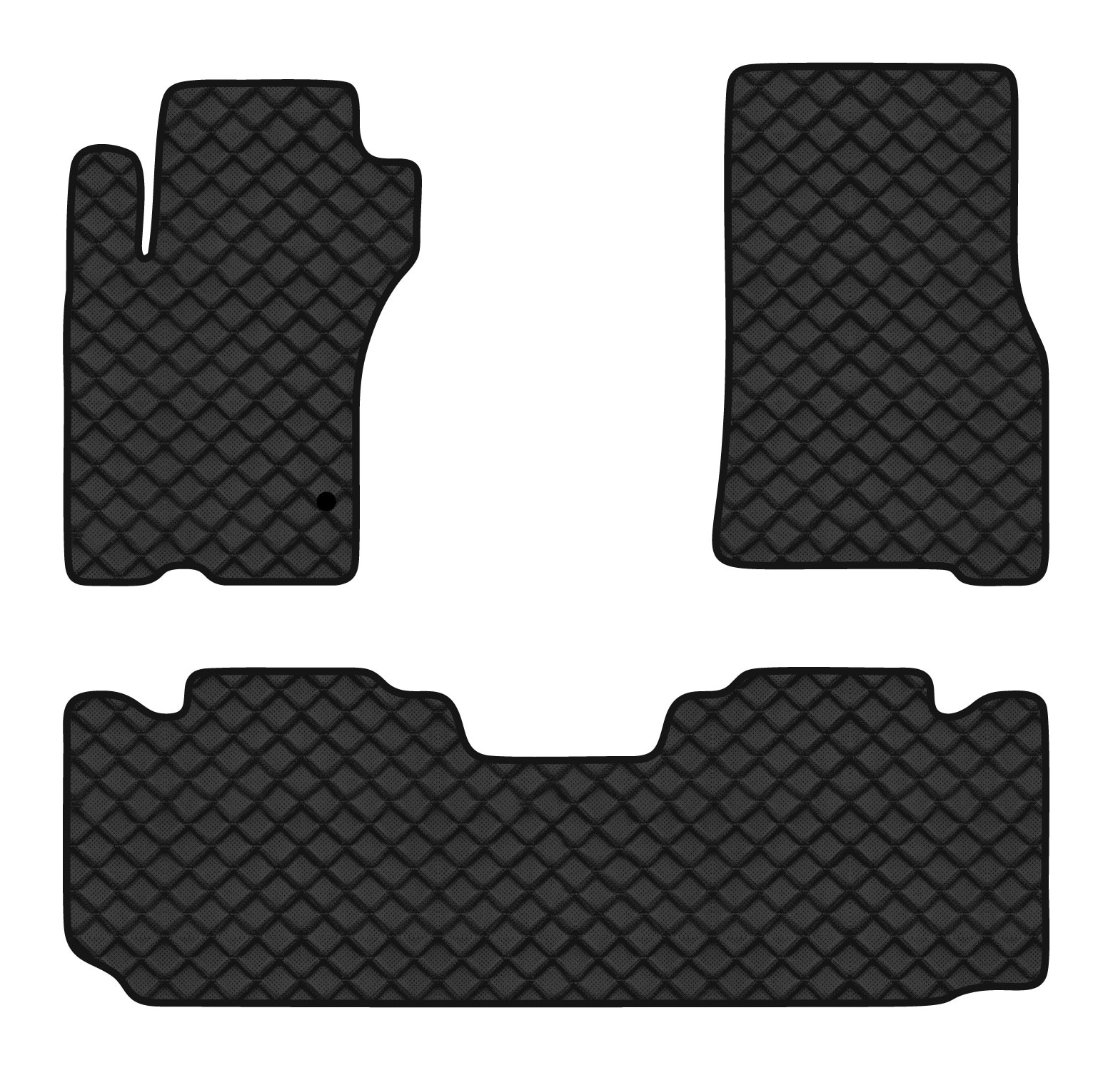 Коврики из экокожи в салон авто EVAtech для ML-Class (W163) 5 seats Mercedes-Benz 1997-2005 1 поколение SUV EU (MB21205Z3MS1BBB)