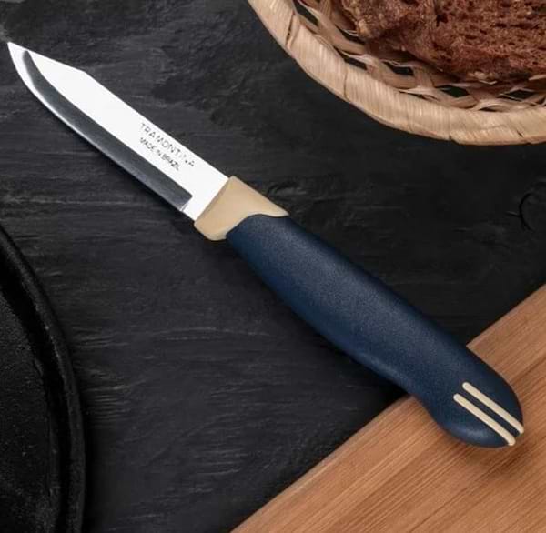 Фото - Набор ножей Tramontina Multicolor для овощей 76 мм 2 шт (23511/213)