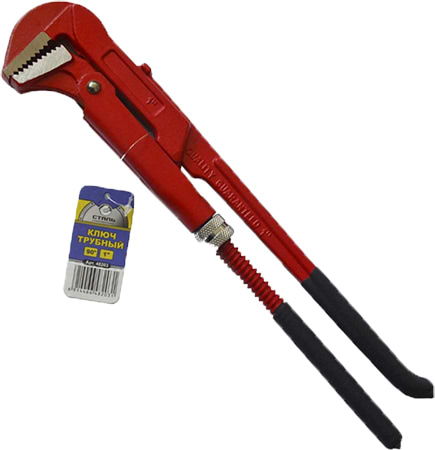 Ключ трубный Сталь 90° 1'' (48203)