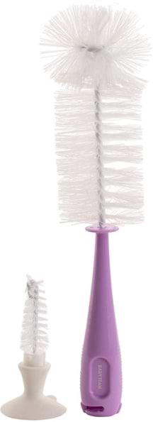 Йоржик для дитячих пляшечок Baby Team набір 2 шт. (1600 фіолетовий)