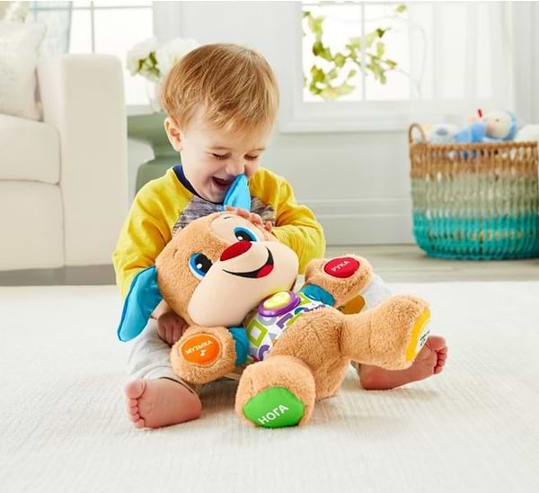 Фото - Интерактивное животное Fisher-Price Ученый щенок с технологией Smart Stages обновл. (рус.) (FPN77)