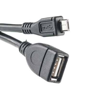 Фото - Кабель PowerPlant OTG USB 2.0 AF - Mini, 0.1m (KD00AS1234)
