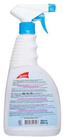 Фото - Чистящее средство для кухонной техники San Clean для акриловых ванн с распылителем 500 мл (4820003543023)