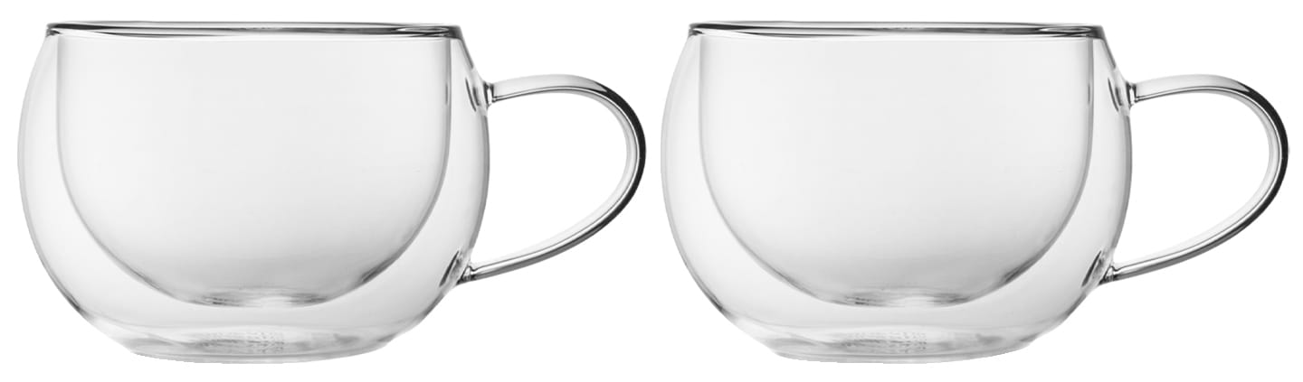 Набір чашок з подвійними стінками Ardesto 270 мл 2 шт (AR2627GH)