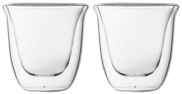 Фото - Набор стаканов с двойными стенками Delonghi ЭСПРЕССО 60 мл