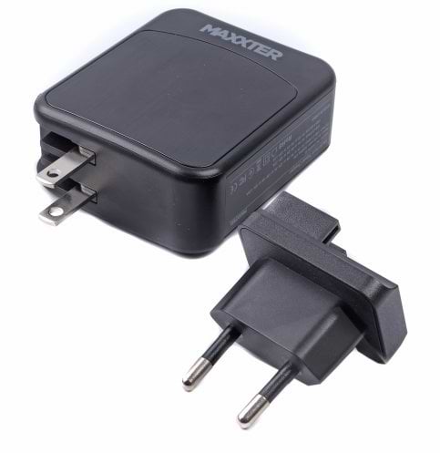 Фото - Мережевий зарядний пристрій Maxxter 1USB-A + 2USB-C (WC-PD65W-01)