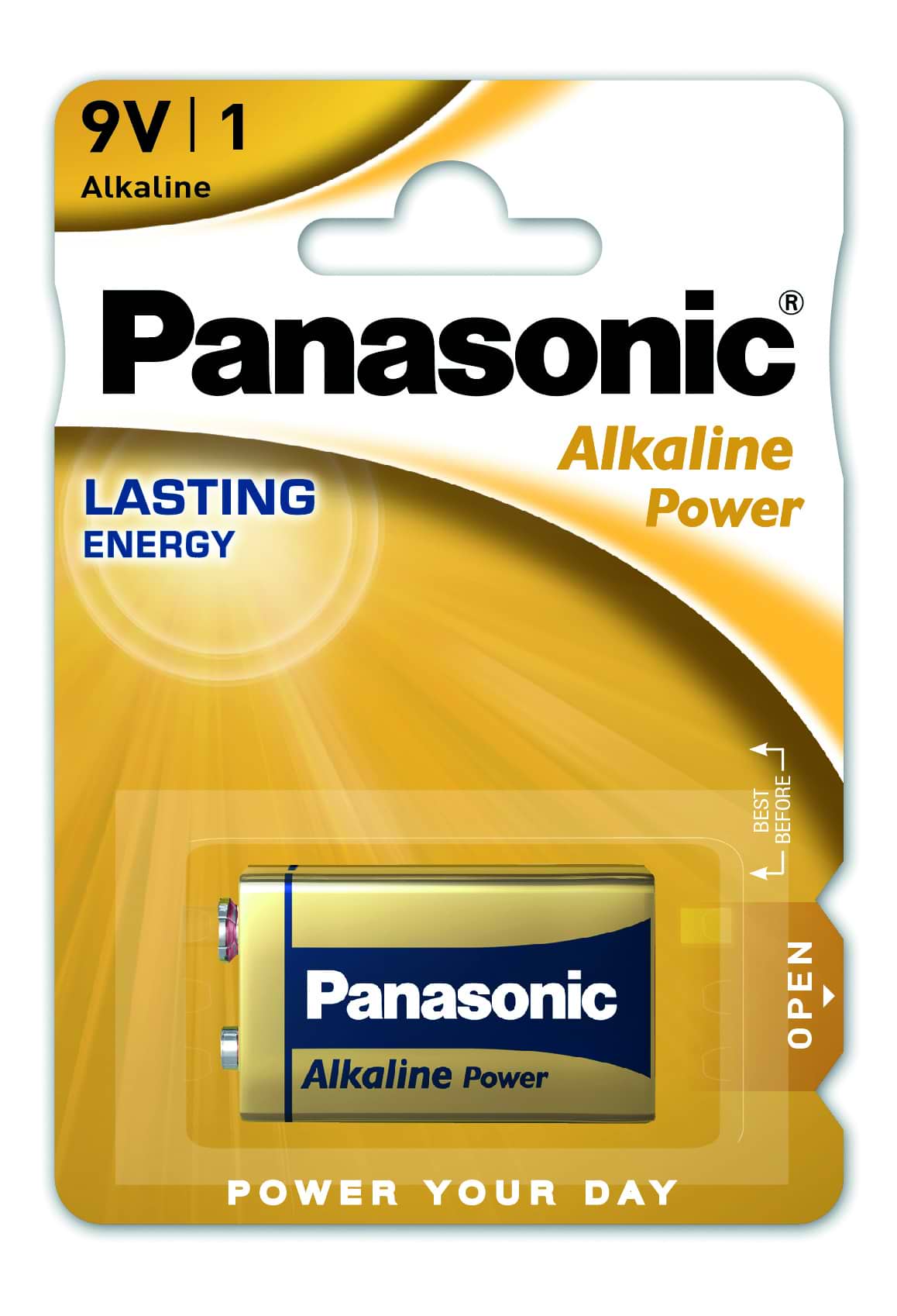 Купити Батарейка тип 6F22 (1604) Panasonic ALKALINE POWER 6LR61 BLI 1 (6LR61REB/1BP) - Фото 1 Батарейка тип 6F22 (1604) Panasonic ALKALINE POWER 6LR61 BLI 1 (6LR61REB/1BP) - Фото 1