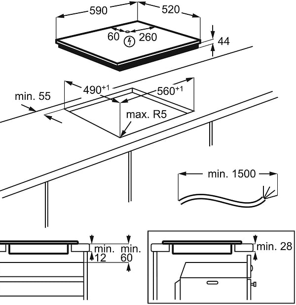 Фото - Варочная панель электрическая Electrolux IPE6443KF
