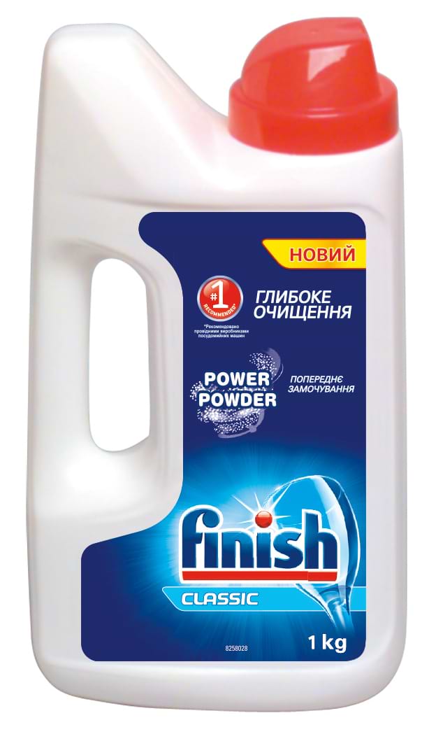 Средство для мойки в посудомоечной машине Finish Power Powder 1KG/3116 - Фото 1