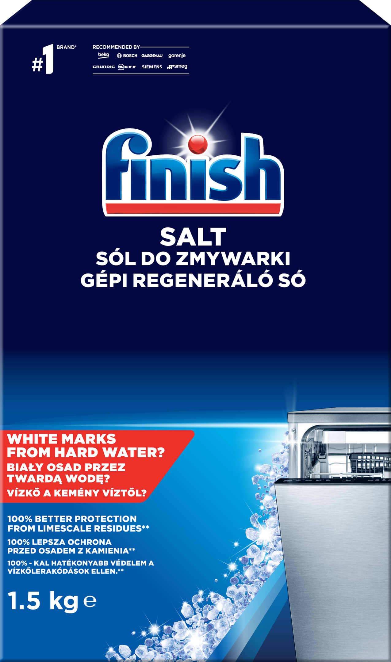Соль для посудомоечной машины Finish 1.5 KG/2736 - Фото 1