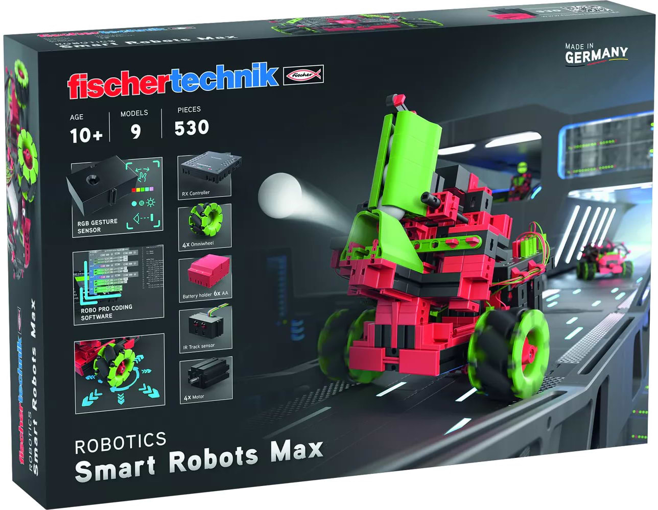 Пластиковый конструктор Fischertechnik ROBOTICS Smart Robots Max (FT-564111)
