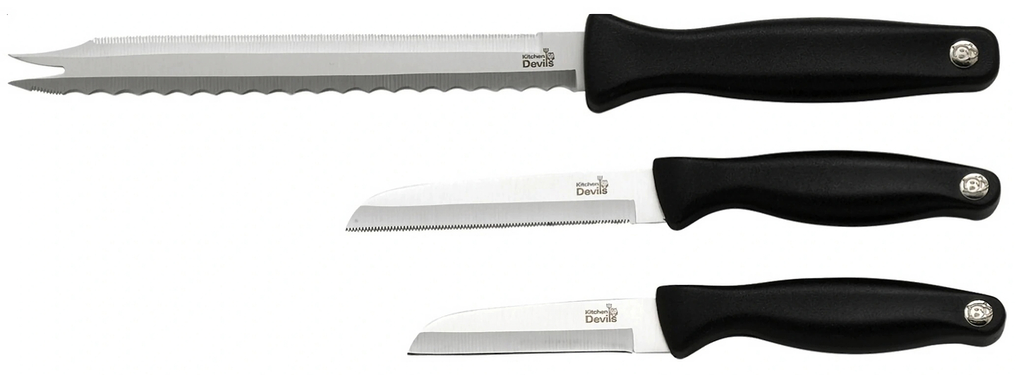 Набор ножей Fiskars Lifestyle 3 шт. (1000776)