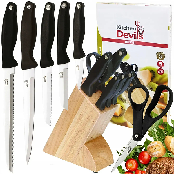 Фото - Набор ножей Fiskars Kitchen Devil (1000773)
