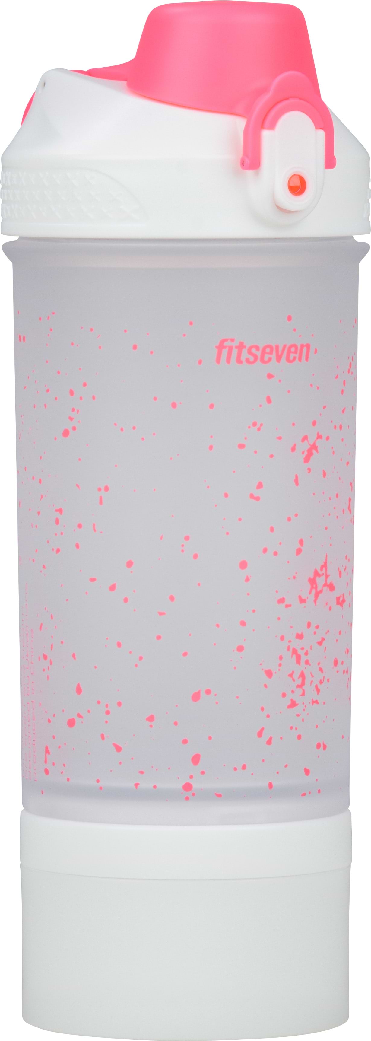 Шейкер Fitseven 1110 Infinity 500 мл бело-розовый (6955482313367)