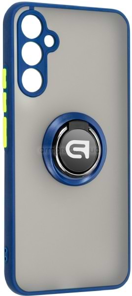 Чохол для смартфону Armorstandart Frosted Matte Ring for Samsung A34 5G (A346) Navy Blue (ARM68356) - Фото 1