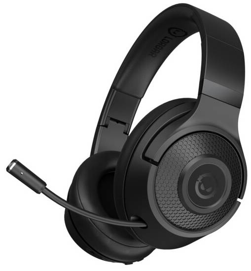 Фото - Гарнитура беспроводная игровая Lorgar Noah 500 Wireless Gaming Black (LRG-GHS500)