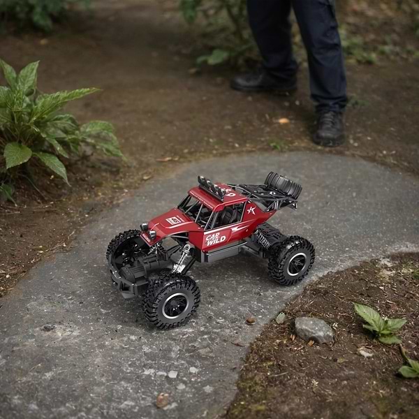 Фото - Радіокерована машинка 1:20 Sulong Toys Off-Road Crawler – Car VS Wild (красный, аккум. 3,6V, метал. корпус) (SL-109AR)