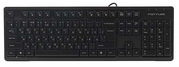 Фото - Клавиатура проводная A4tech FK12 (Black)