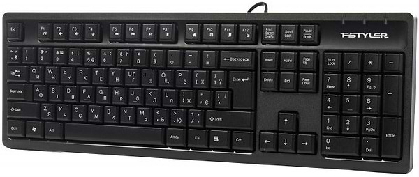 Фото - Клавиатура проводная A4tech FK12 (Black)