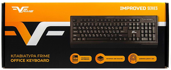 Фото - Клавиатура проводная Frime Office Black USB (FKBB0123)