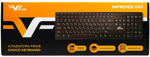 Фото - Клавиатура проводная Frime Choco Black USB (FKBB0223)
