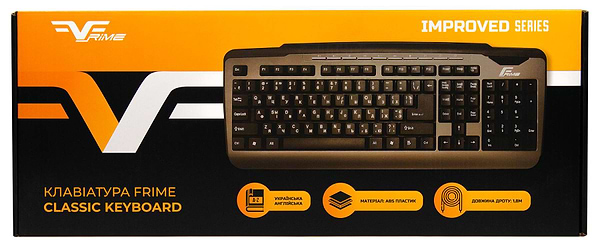 Фото - Уцінка - Клавіатура дротова Frime Classic Black USB (FKBB0323)