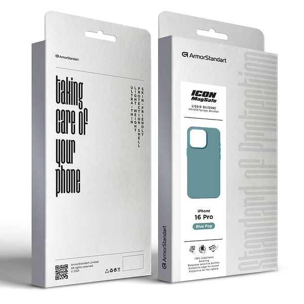 Фото - Чехол для смартфона Armorstandart ICON2 MagSafe for Apple iPhone 16 Pro Blue Fog (ARM80194)