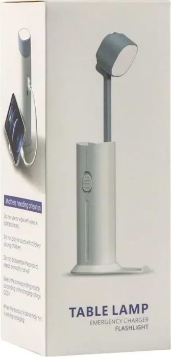 Фото - Настільна лампа FlashLight lamp 5000mAh powerbank D16 White