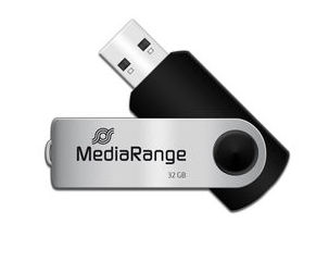 Фото - Флеш USB MediaRange USB2.0 32GB Black/Silver (MR911)