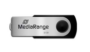 Фото - Флеш USB MediaRange USB2.0 32GB Black/Silver (MR911)