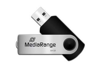 Фото - Флеш USB MediaRange USB2.0 64GB Black/Silver (MR912)