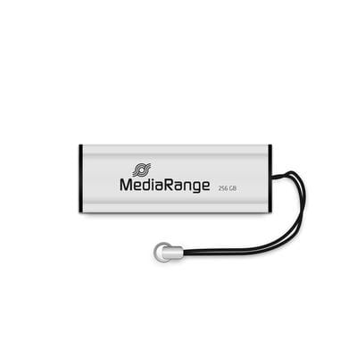 Флеш USB MediaRange USB3.0 256GB Black/Silver (MR919) - Фото 1