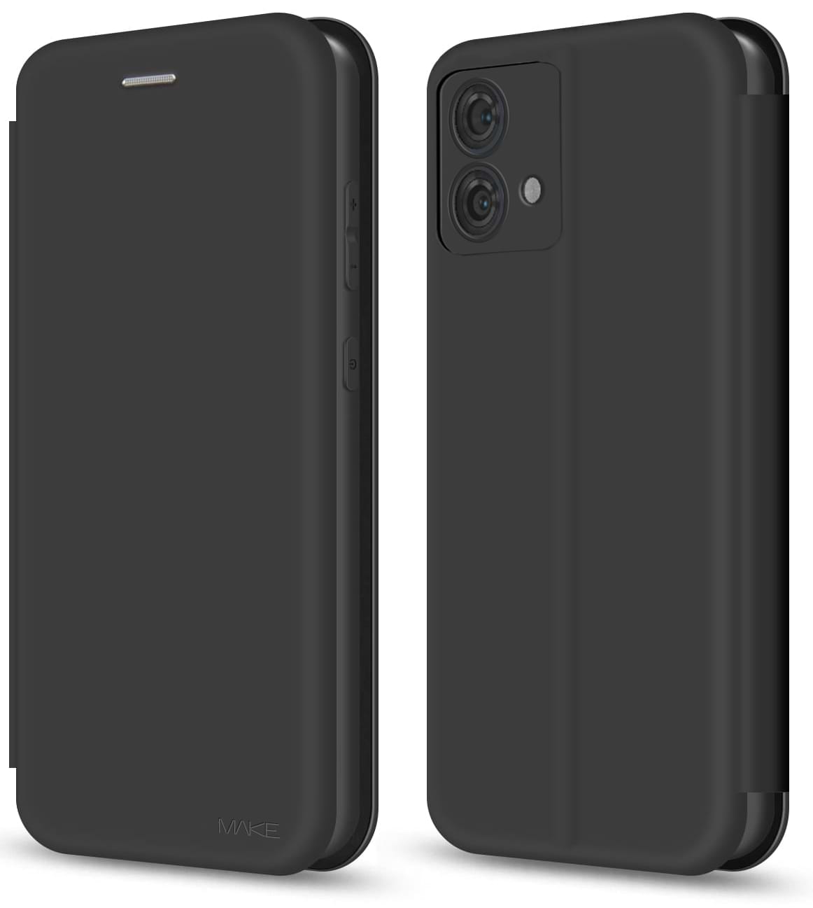 Чехол для смартфона MAKE Flip Motorola G84 Black (MCP-MG84BK) - Фото 1