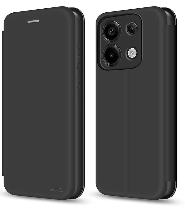 Фото - Чохол для смартфону MAKE Flip Xiaomi Redmi Note 13 Pro 5G Black (MCP-XRN13P5G) Фото - Чохол для смартфону MAKE Flip Xiaomi Redmi Note 13 Pro 5G Black (MCP-XRN13P5G)