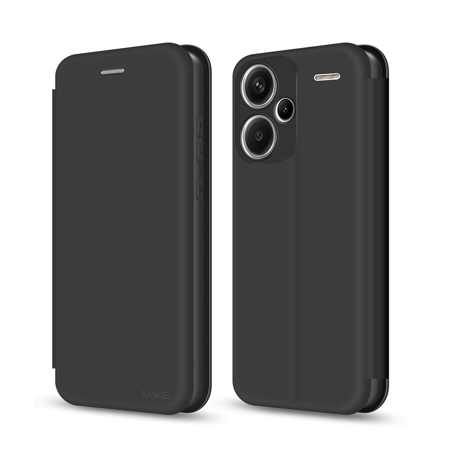 Чехол для смартфона MAKE Flip Xiaomi Redmi Note 13 Pro+ Black (MCP-XRN13PP) - Фото 1