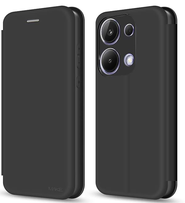 Фото - Уценка - Чехол для смартфона MAKE Flip Xiaomi Redmi Note 13 Pro 4G Black (MCP-XRN13P4G)