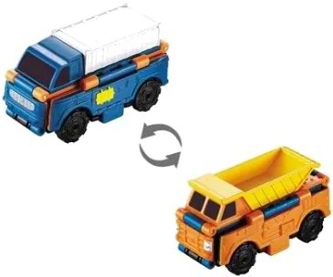 Машинка-трансформер Flip Cars 2 в 1 Вантажівка і Навантажувач (EU463875-12)